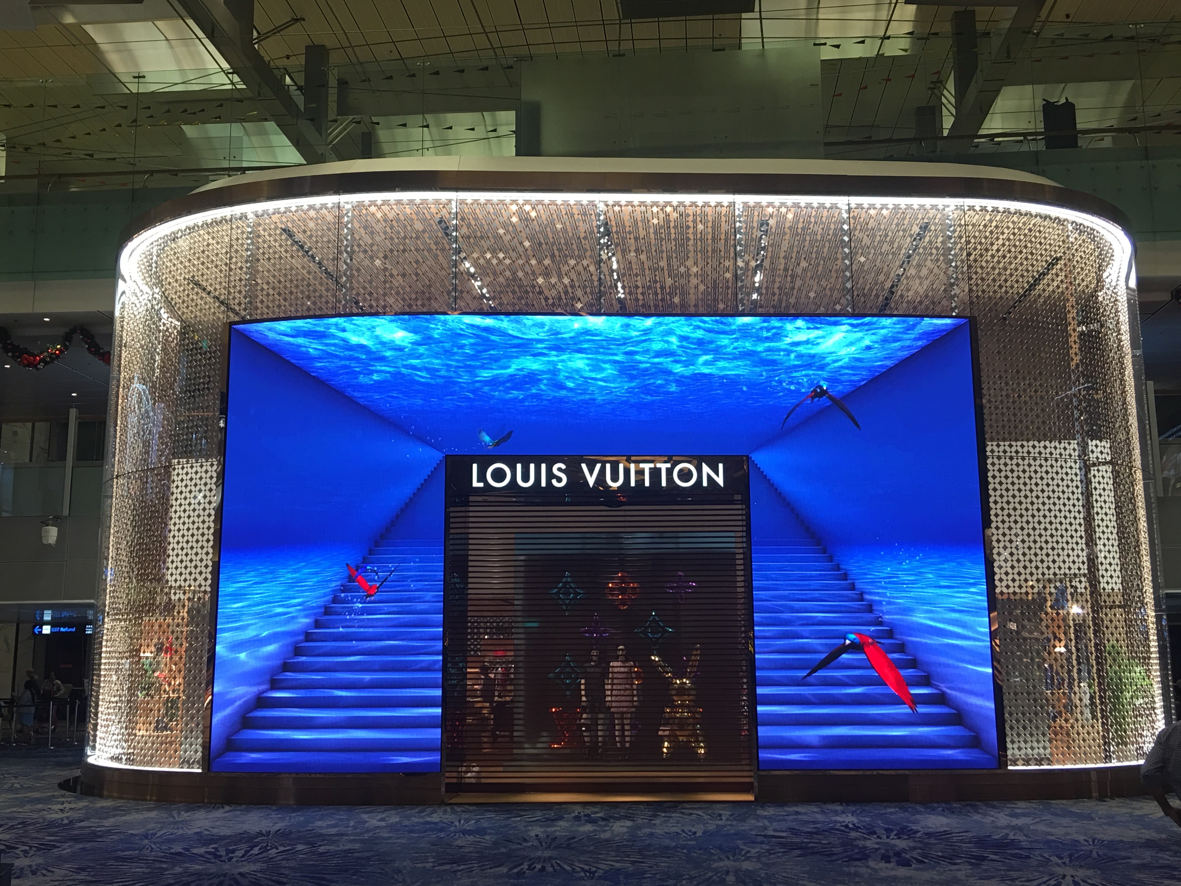Singapore January 2020 The view of the Louis Vuitton store in Marina bay  promenade Stock Photo  Alamy